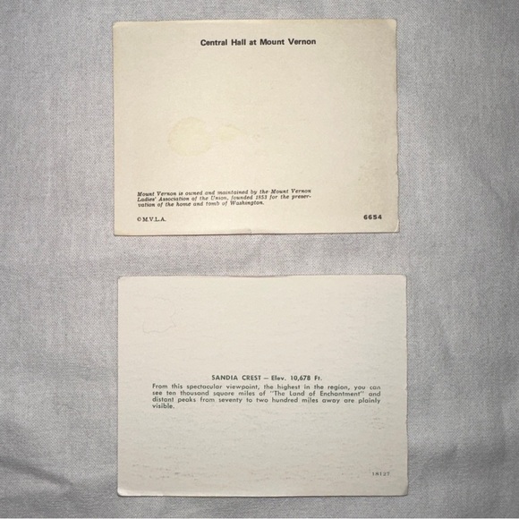 2ct Mini Travel Postcards - Picture 3 of 4